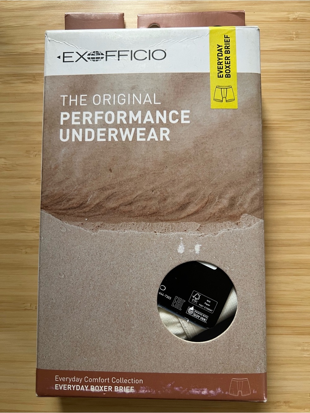 Everyday Comfort Collection Boxer Briefs - Brown